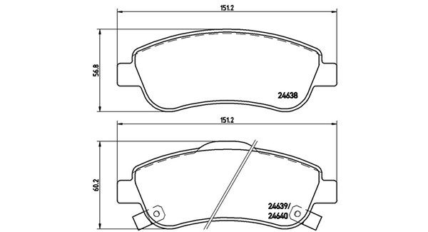 MAGNETI MARELLI stabdžių trinkelių rinkinys, diskinis stabdys 363700428045